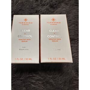 Terasana clear control healthy serum 1fl oz Bundle of 2